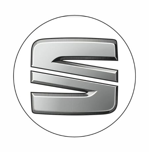 Naklejki Emblematy SEAT komplet 4szt