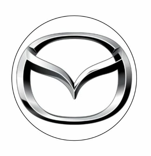 Naklejki Emblematy MAZDA komplet 4szt