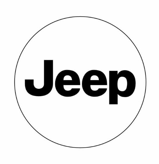 Naklejki Emblematy JEEP komplet 4szt