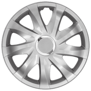 Kołpaki samochodowe DRIFT srebrne 13 cali- komplet 4szt