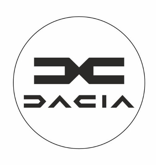 Naklejki Emblematy DACIA komplet 4szt