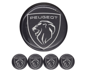 Emblematy PEUGEOT nowy model Dekielki 55mm 60mm 4 szt Przyklejane, 3D Aluminiowe 6 Projekt bez nazwy 44