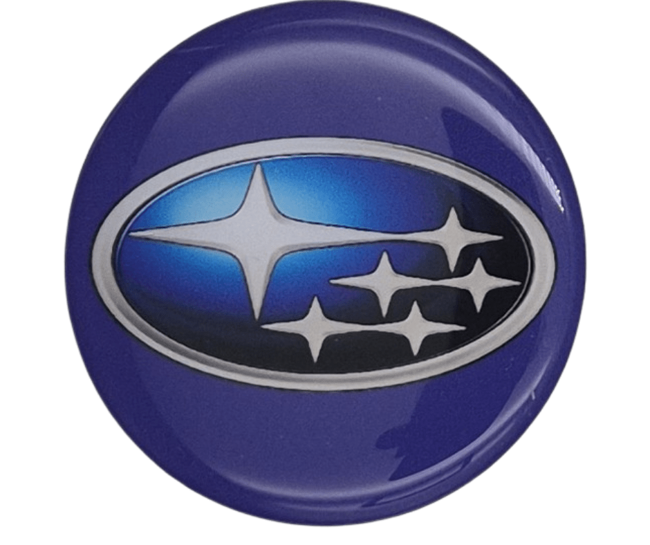 Emblematy SUBARU Dekielki 55mm 60mm 4 szt Przyklejane, 3D Aluminiowe 3 Emblematy SUBARU Dekielki 55mm 60mm 4 szt Przyklejane, 3D Aluminiowe - obrazek 3