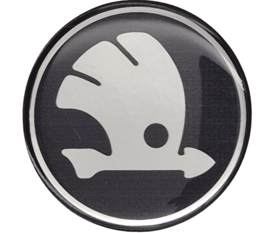 Emblematy SKODA nowy model Dekielki 55mm 60mm 4 szt Przyklejane, 3D Aluminiowe 3 Emblematy SKODA nowy model Dekielki 55mm 60mm 4 szt Przyklejane, 3D Aluminiowe - obrazek 3