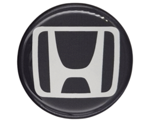 Emblematy HONDA Dekielki 55mm 60mm 4 szt Przyklejane, 3D Aluminiowe 5 Projekt bez nazwy 79