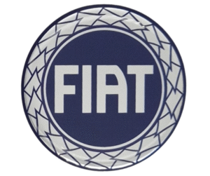Emblematy FIAT starszy model Dekielki 55mm 60mm 4 szt Przyklejane, 3D Aluminiowe 5 Projekt bez nazwy 82