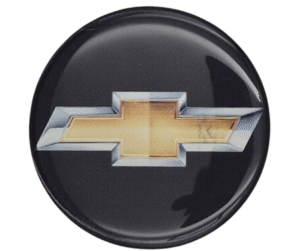 Emblematy CHEVROLET Dekielki 55mm 60mm 4 szt Przyklejane, 3D Aluminiowe 5 Projekt bez nazwy 88