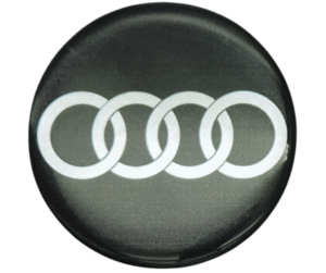 Emblematy AUDI Dekielki 55mm 60mm 4 szt Przyklejane, 3D Aluminiowe 8 Projekt bez nazwy 91