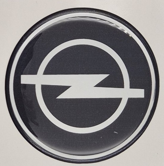 Emblematy OPEL Dekielki 55mm 60mm 4 szt Przyklejane, 3D Aluminiowe 4 Emblematy OPEL Dekielki 55mm 60mm 4 szt Przyklejane, 3D Aluminiowe - obrazek 4